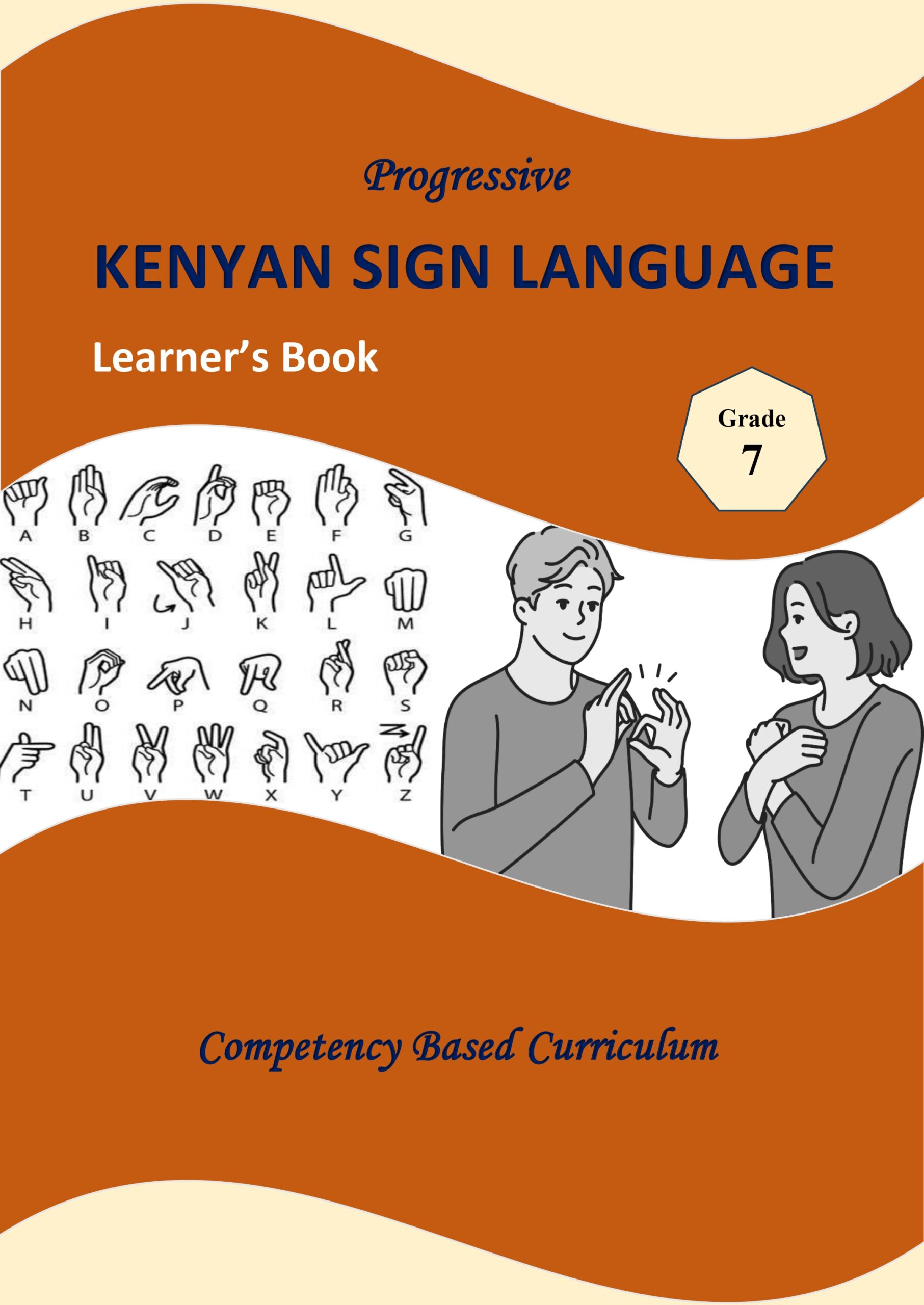 Kenyan Sign Language Book Grade 7